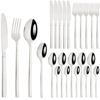 Thumbnail for 24Pcs Stainless Steel Dinnerware Set - Casatrail.com