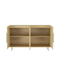 Thumbnail for Wood Modern Buffet Cabinet With Storage & Adjustable Shelves