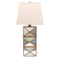 Gold Modern Illusionary Mirrored Base Table Lamp