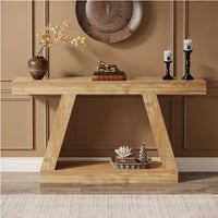 Thumbnail for 55-Inch Rustic Sofa Table With Storage