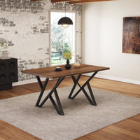 Thumbnail for Indoor Dining Table With Metal Legs