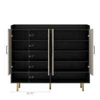 Thumbnail for Sideboard Cabinet With 4 Doors & Adjustable Shelves