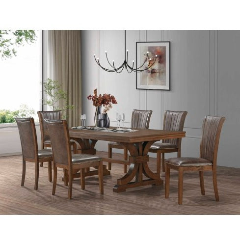 Rectangular Rubber Wood Dining Table