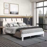 Thumbnail for Nix - Queen Platform Bed - White