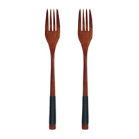 Thumbnail for 2Pcs Wooden Spoon Fork Dinnerware Set - Casatrail.com