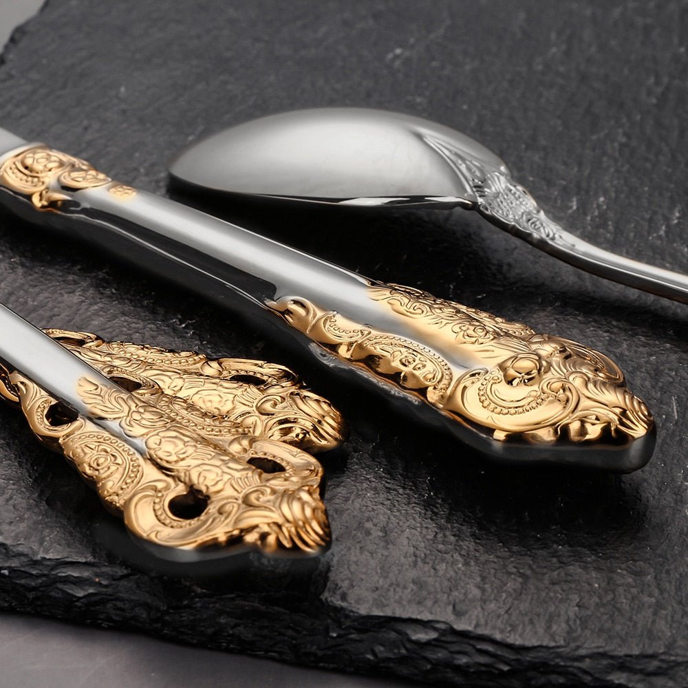 30 - Pieces Royal Vintage Stainless Steel Cutlery - Casatrail.com