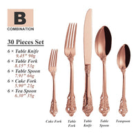 Thumbnail for 30 - Pieces Royal Vintage Stainless Steel Cutlery - Casatrail.com