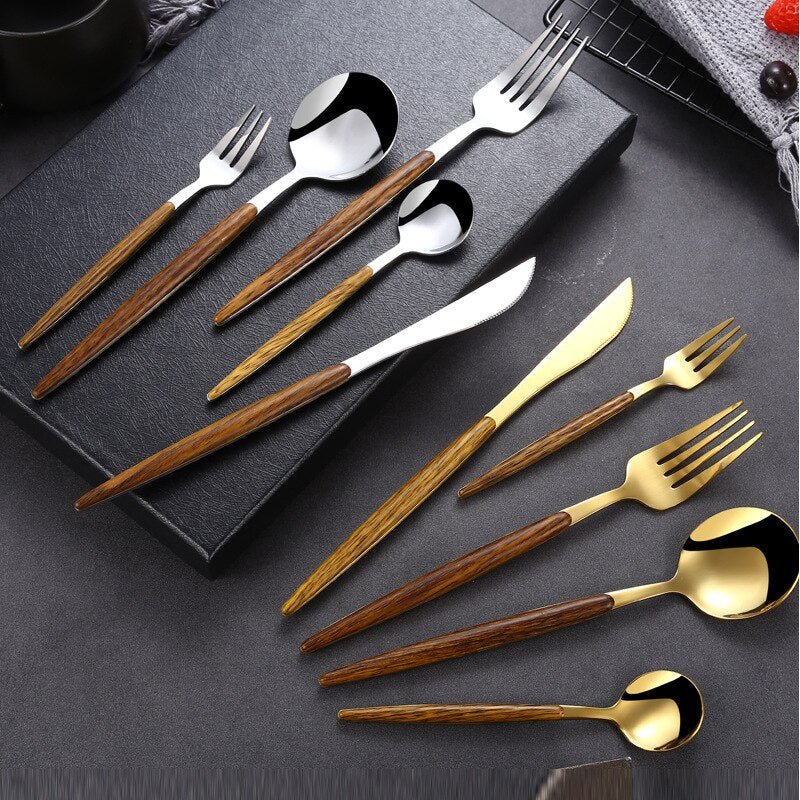 30Pcs Stainless Steel Dinner Set - Casatrail.com