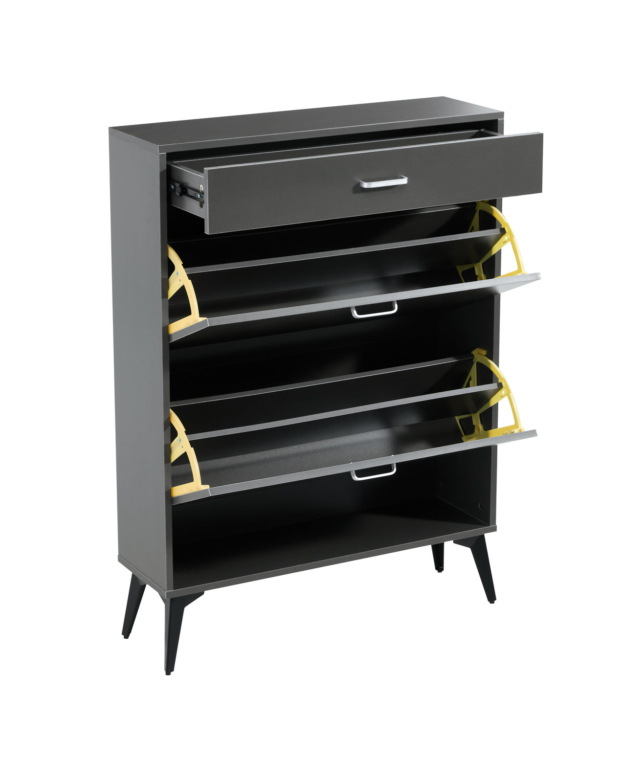 Shoe Storage Shelves, Grey