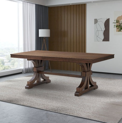 Rectangular Rubber Wood Dining Table