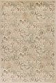 Ivory Machine Woven Floral Traditional Indoor Area Rug