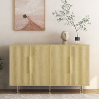 Thumbnail for Wood Modern Buffet Cabinet With Storage & Adjustable Shelves