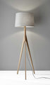 Natural Chunky Tripod Floor Lamp