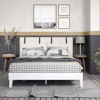 Thumbnail for Nix - Queen Platform Bed - White