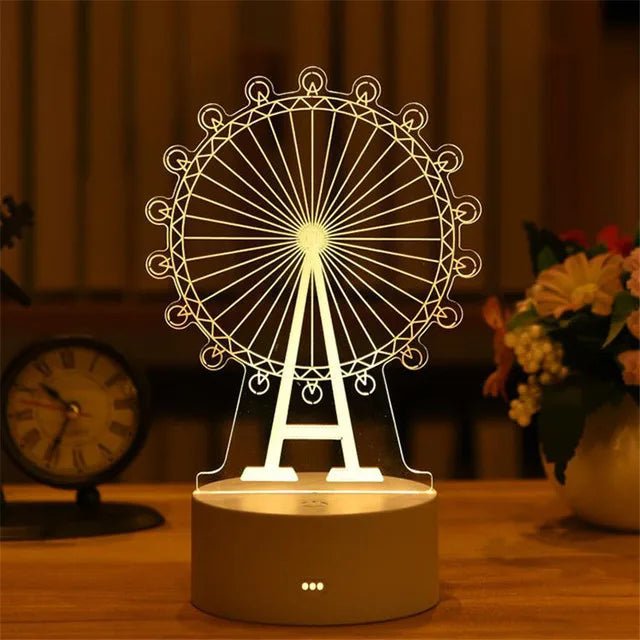 3D Acrylic LED Lamp - Casatrail.com