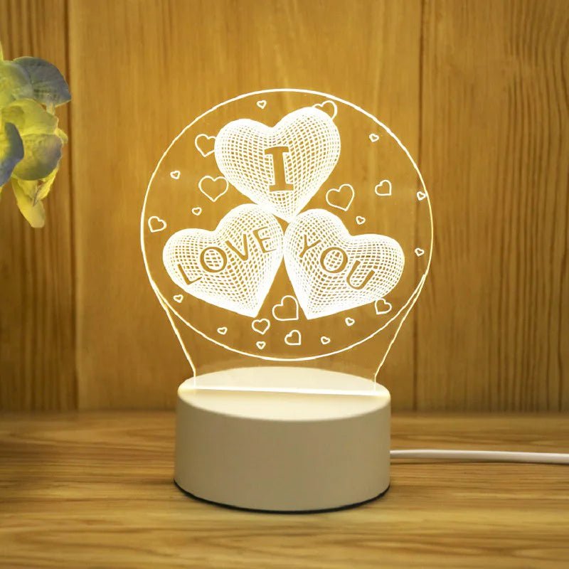 3D Acrylic LED Lamp - Casatrail.com