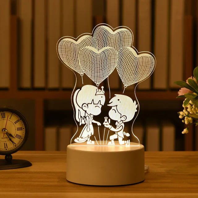 3D Acrylic LED Lamp - Casatrail.com