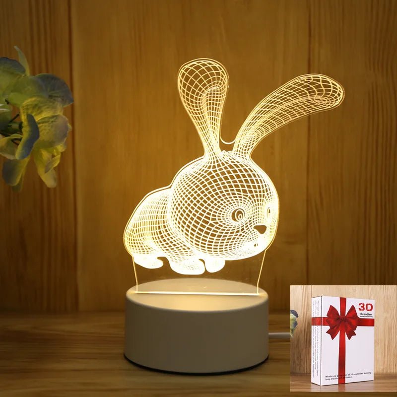 3D Acrylic LED Lamp - Casatrail.com