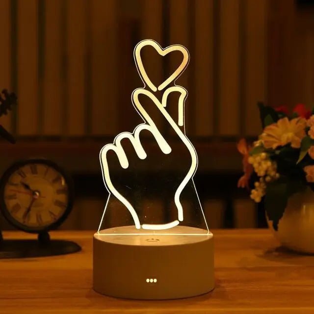 3D Acrylic LED Lamp - Casatrail.com