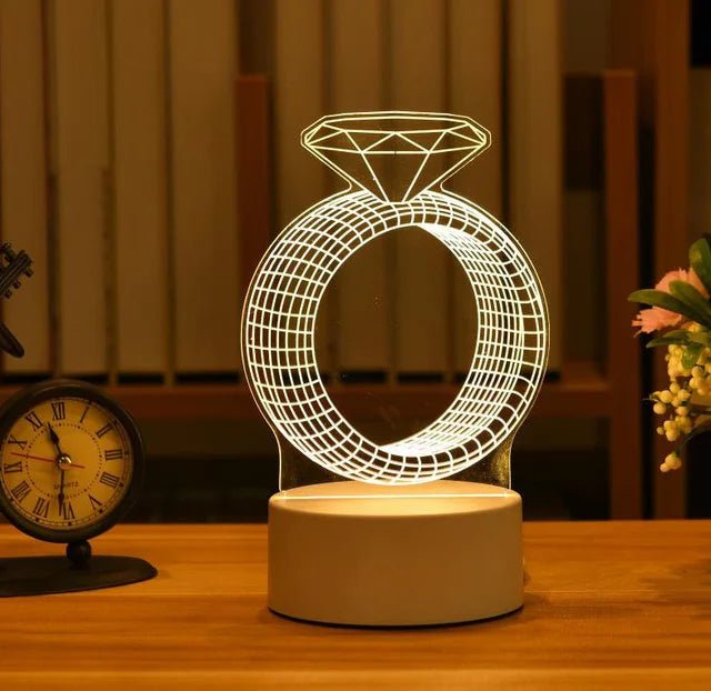 3D Acrylic LED Lamp - Casatrail.com