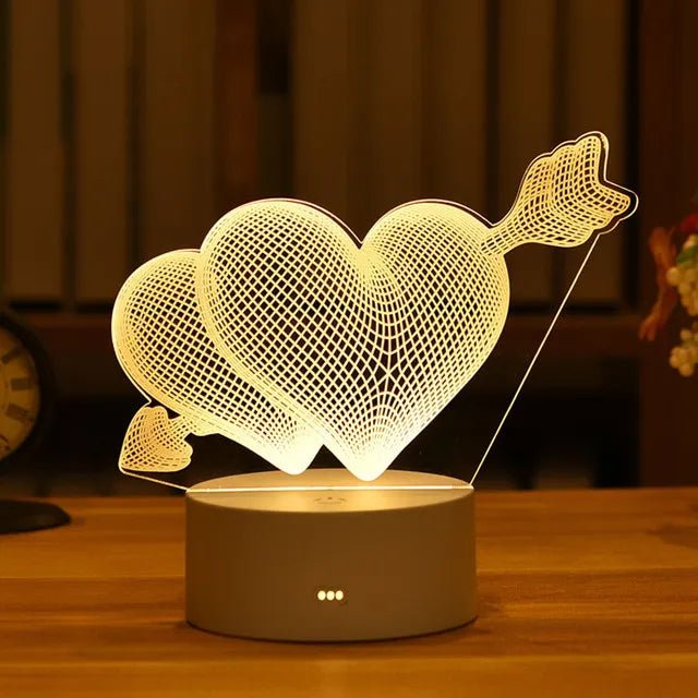 3D Acrylic LED Lamp - Casatrail.com