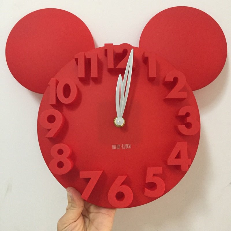 3D Digital Wall Clock for Children's Bedroom Decor - Casatrail.com