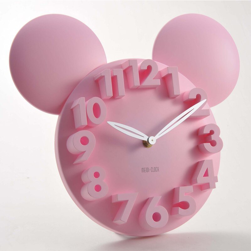 3D Digital Wall Clock for Children's Bedroom Decor - Casatrail.com