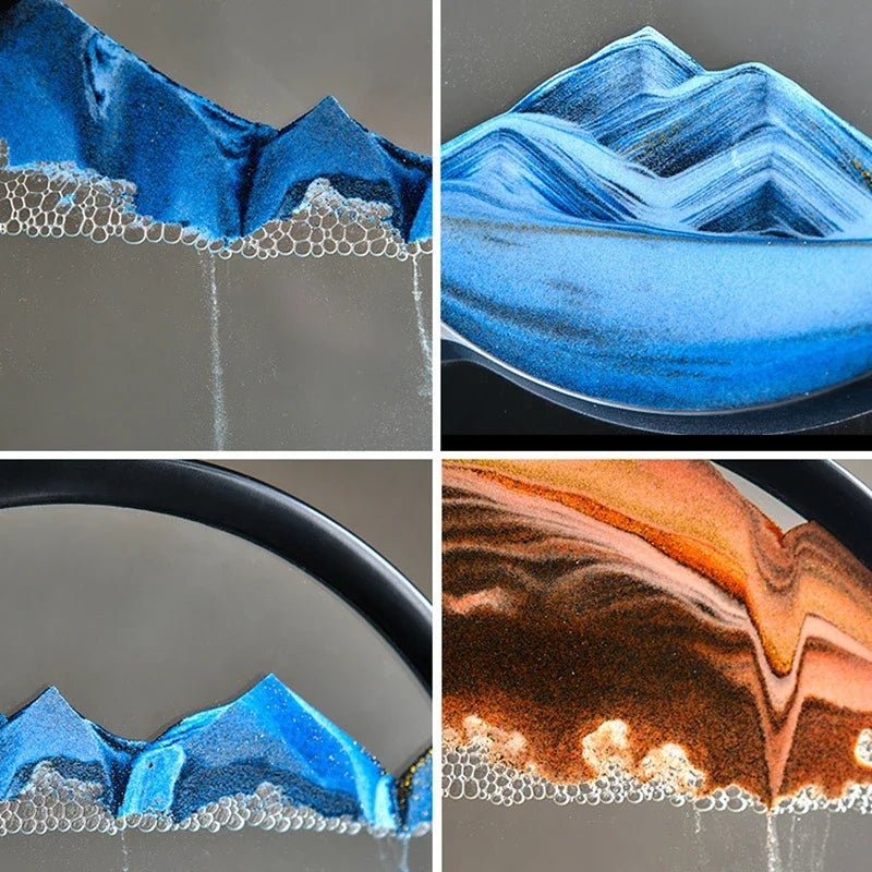 3D Moving Sand Art Picture with Deep Sea Sandscape - Casatrail.com