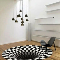 Thumbnail for 3D Vortex Optical Illusion Carpet - Casatrail.com