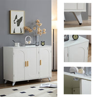 Thumbnail for Sideboard Buffet Cabinet With 3 Doors And Removable Shelves