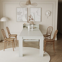 Thumbnail for Modern Extendable Dining Table With Storage