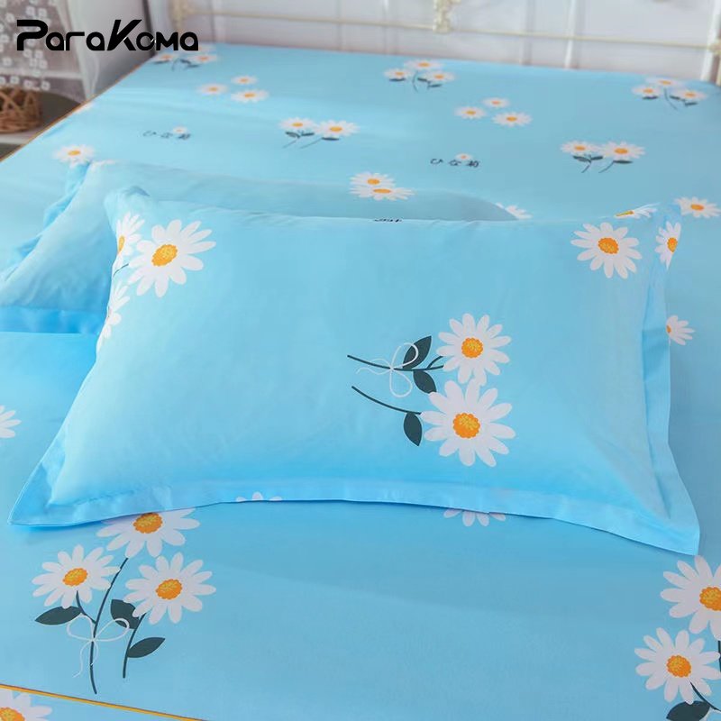 3Pcs Bed Sheet Cotton Lace Skirt Elastic Fitted - Casatrail.com