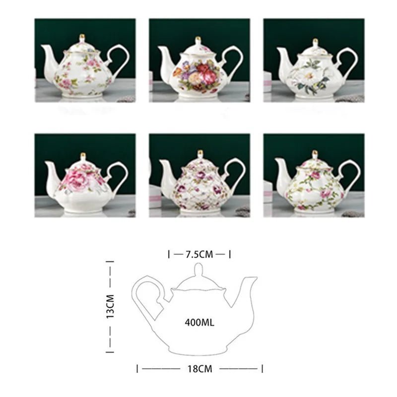 400ML Bone China Teapot - Casatrail.com