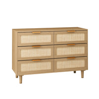 Thumbnail for 6 Drawers Dresser Rattan