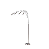 Thumbnail for Silver Four Light LED Arc Floor Lamp