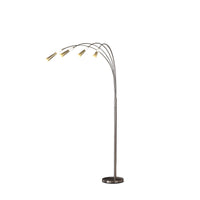 Thumbnail for Silver Four Light LED Arc Floor Lamp