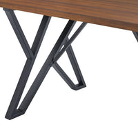 Thumbnail for Indoor Dining Table With Metal Legs