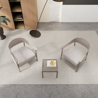 Thumbnail for Modern 2 Piece Accent Chair Set With Coffee Table