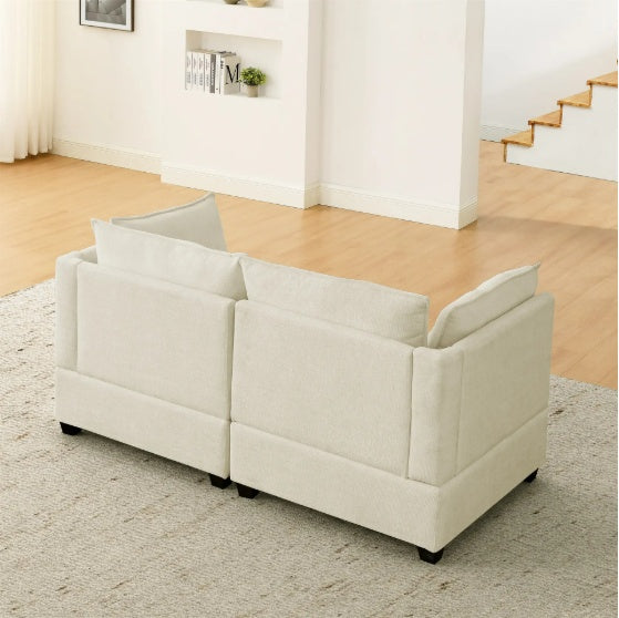 Chenille Fabric Upholstered Living Room Furniture Set