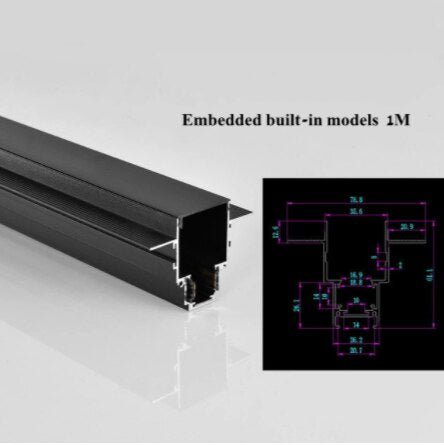 48V Magnetic LED Track Light - Casatrail.com