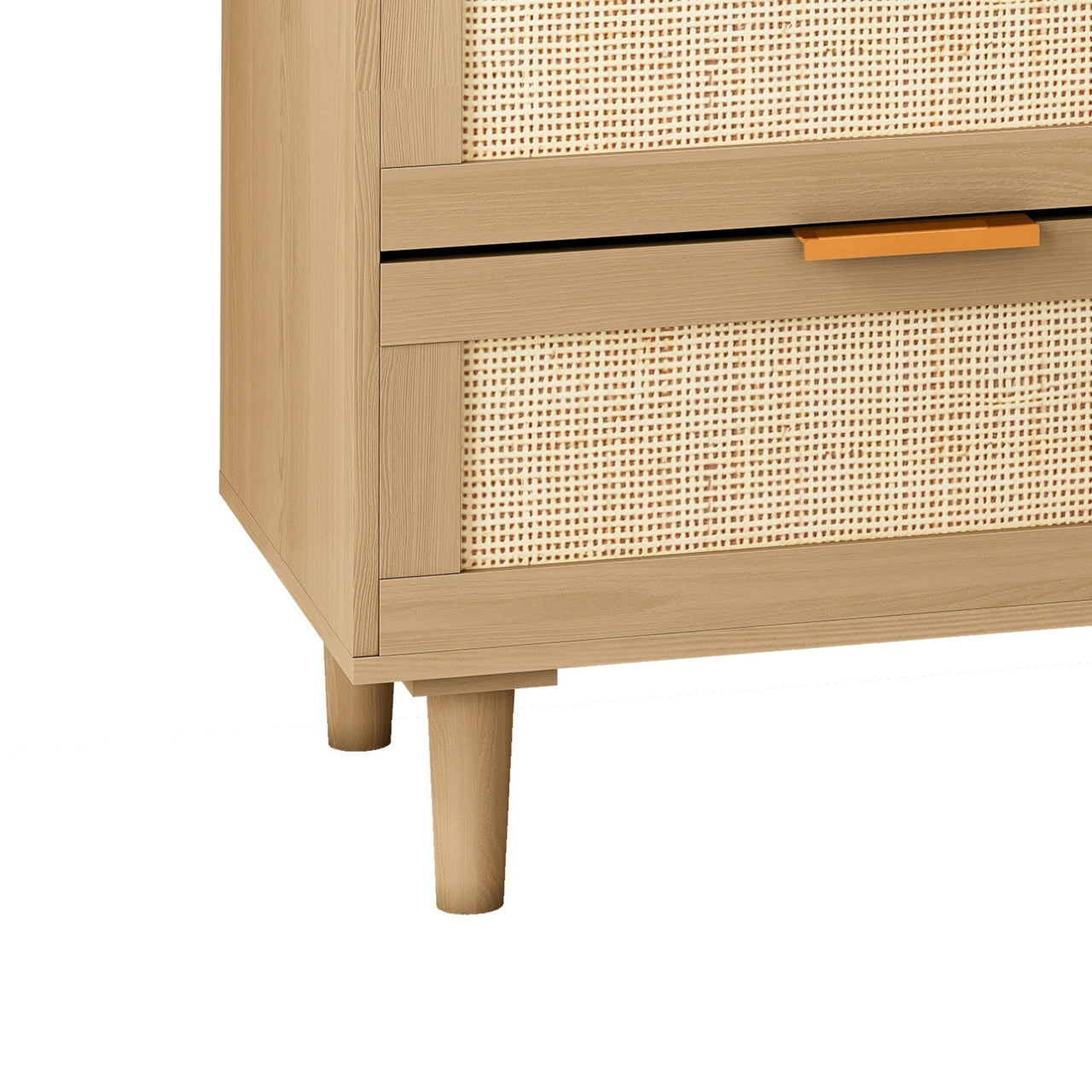 6 Drawers Dresser Rattan