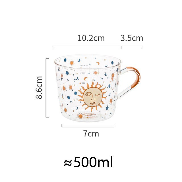 500ml Creative Glass Scale Mug - Casatrail.com