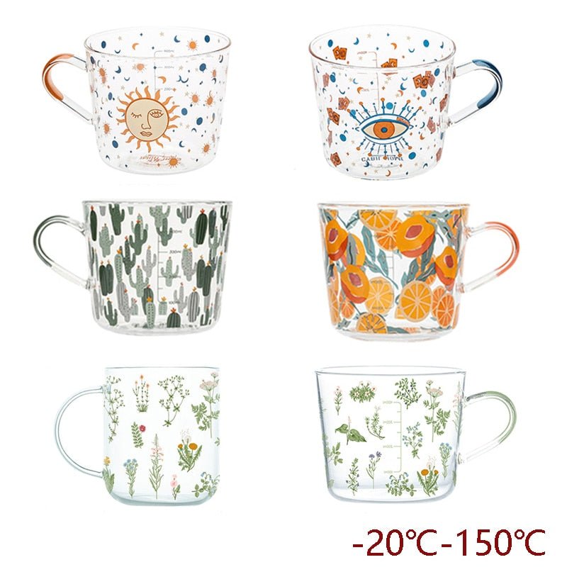 500ml Creative Glass Scale Mug - Casatrail.com