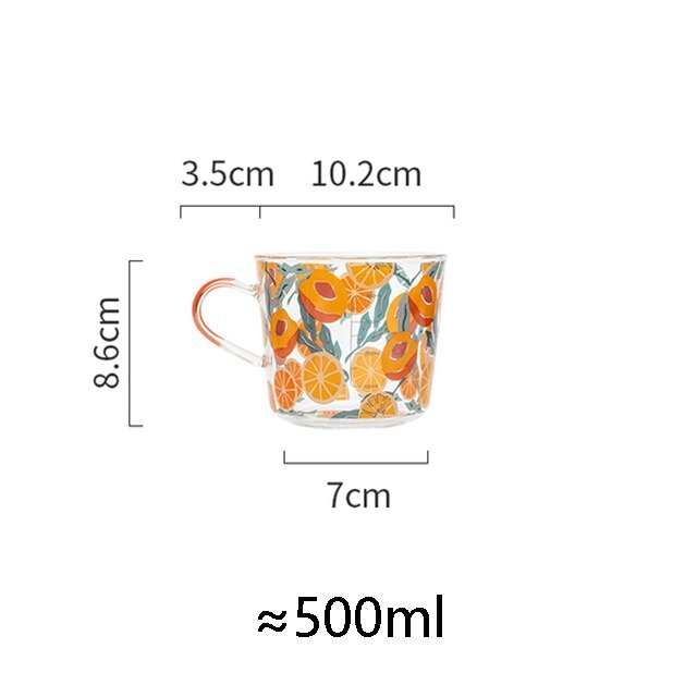 500ml Creative Glass Scale Mug - Casatrail.com