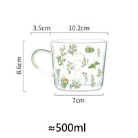 Thumbnail for 500ml Creative Glass Scale Mug - Casatrail.com