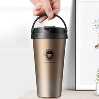 Thumbnail for 500ml Insulated Travel Coffee Cup with Lid and Handle - Casatrail.com