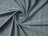 Thumbnail for Gray Woven Cotton Striped Throw Blanket