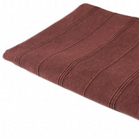 Thumbnail for Gray Woven Cotton Striped Throw Blanket