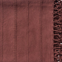 Thumbnail for Gray Woven Cotton Striped Throw Blanket