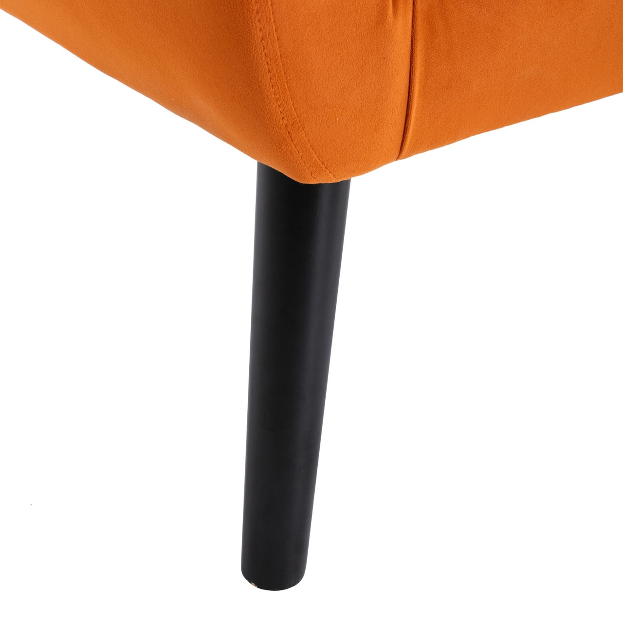 Modern Soft Velvet Ergonomic Accent Chair For Living Room
